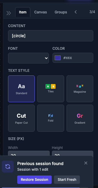 Relations panel showing linked items