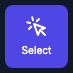 Selection tool in toolbar